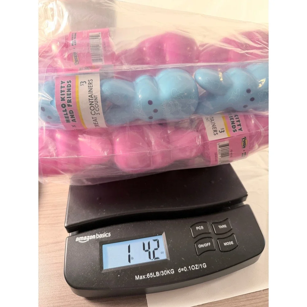 Peeps x Hello Kitty Friends Easter Treat Containers Lot of 6 3-Packs‎ 18 Total